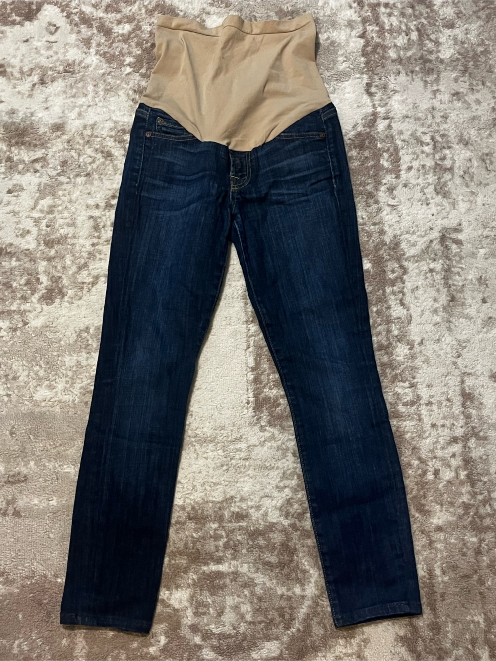 7 For All Mankind A Pea in the Pod Maternity Secret Fit Belly Jeans 25x25